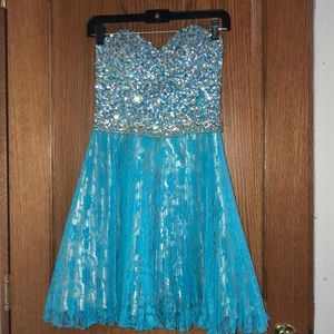 Sherri Hill short rhinestone dress